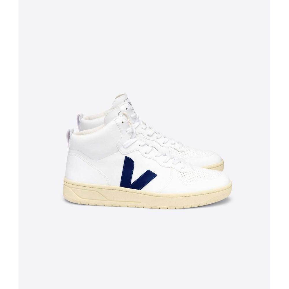 Veja V-15 CWL Cipő Női White/Navy | HU 583WNB